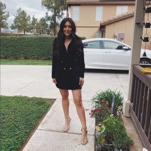 Missguided velvet dress